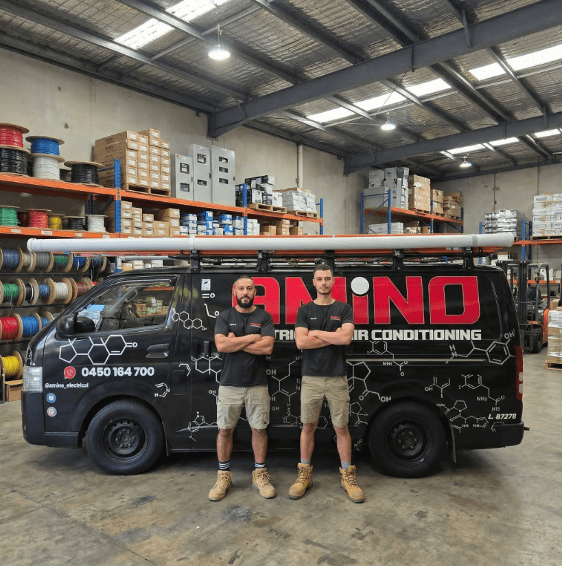 Amino Electrical & Air team — air conditioning installers Brisbane