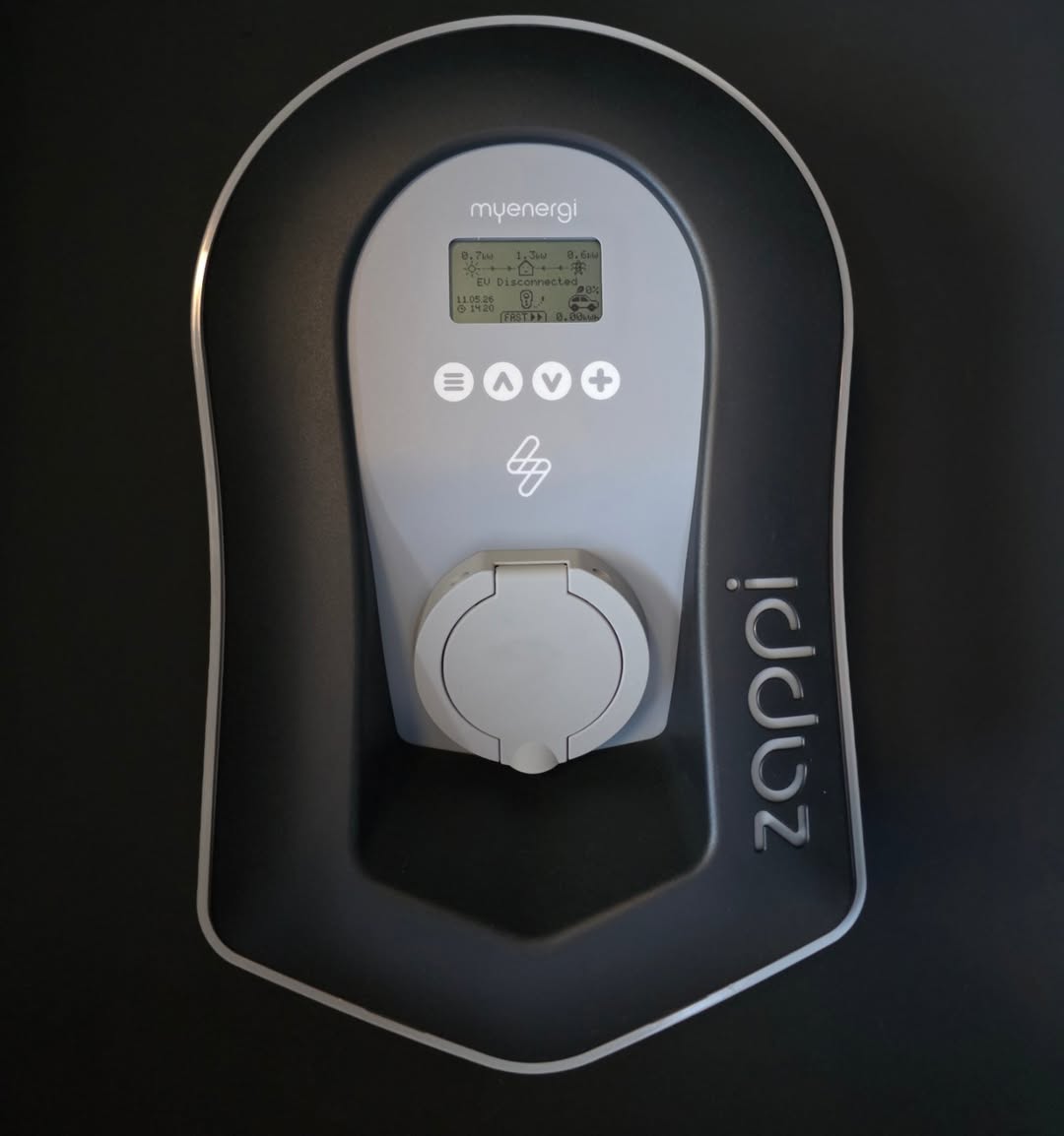Zappi myenergi EV charger — black edition installation